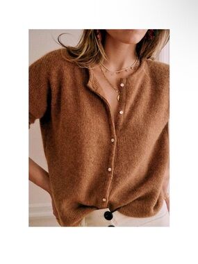 Sézane Gaspard Cardigan brown sz L